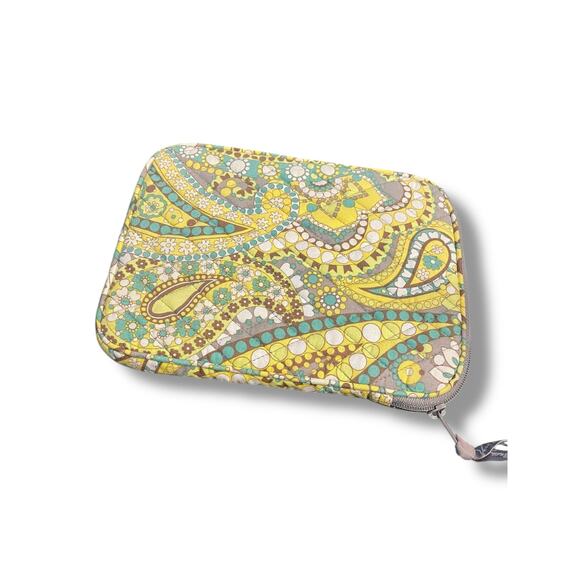 Vera Bradley Tablet Case Lemon Parfait Sleeve iPad Kindle Zippered Pouch 9 x 7" - Picture 2 of 12